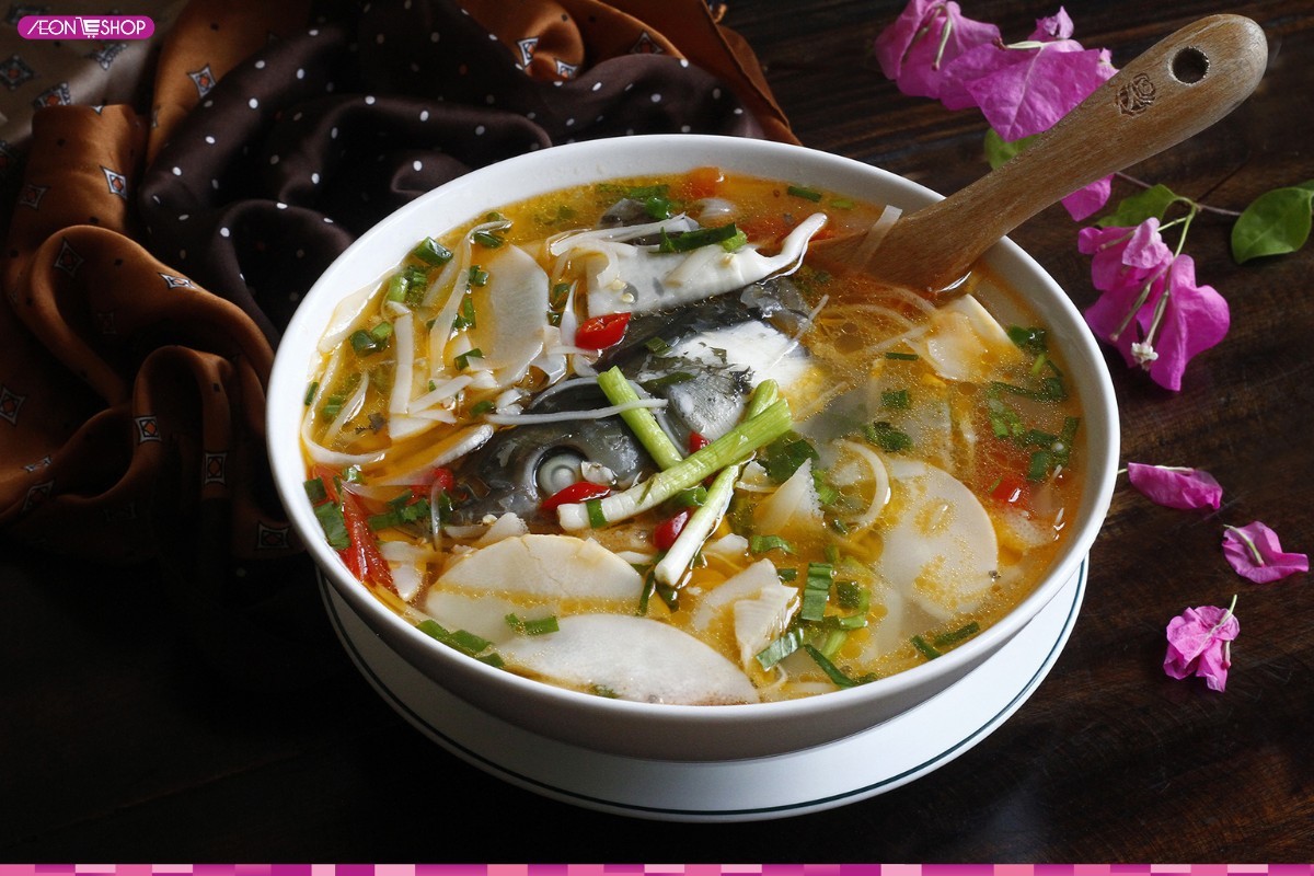 Cá tầm nấu canh chua