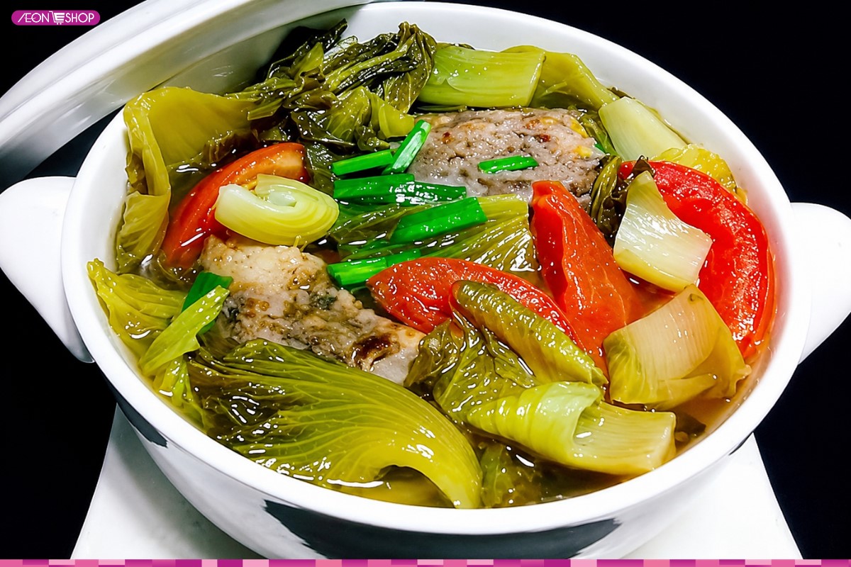 Cá trắm nấu canh chua thanh mát