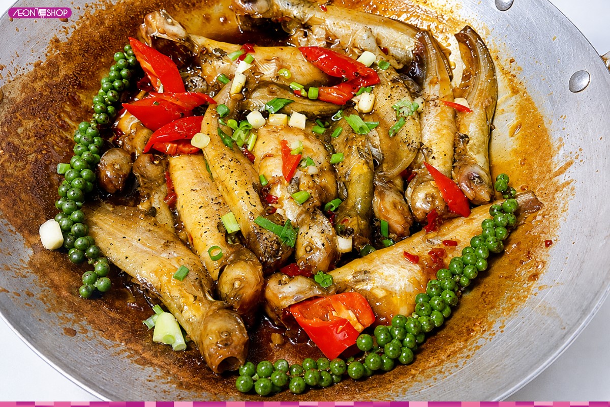 Cá trèn kho tiêu là đậm đà