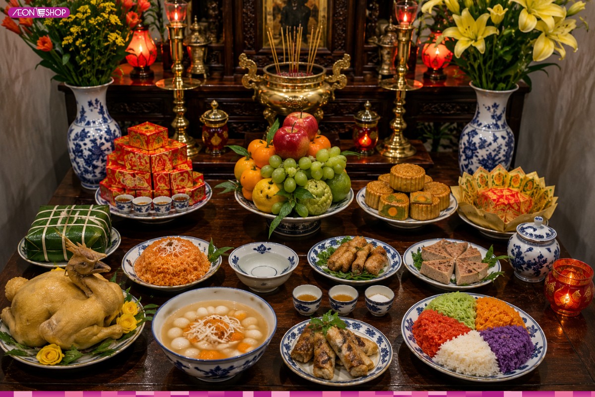 Lễ vật cúng rằm tháng 8