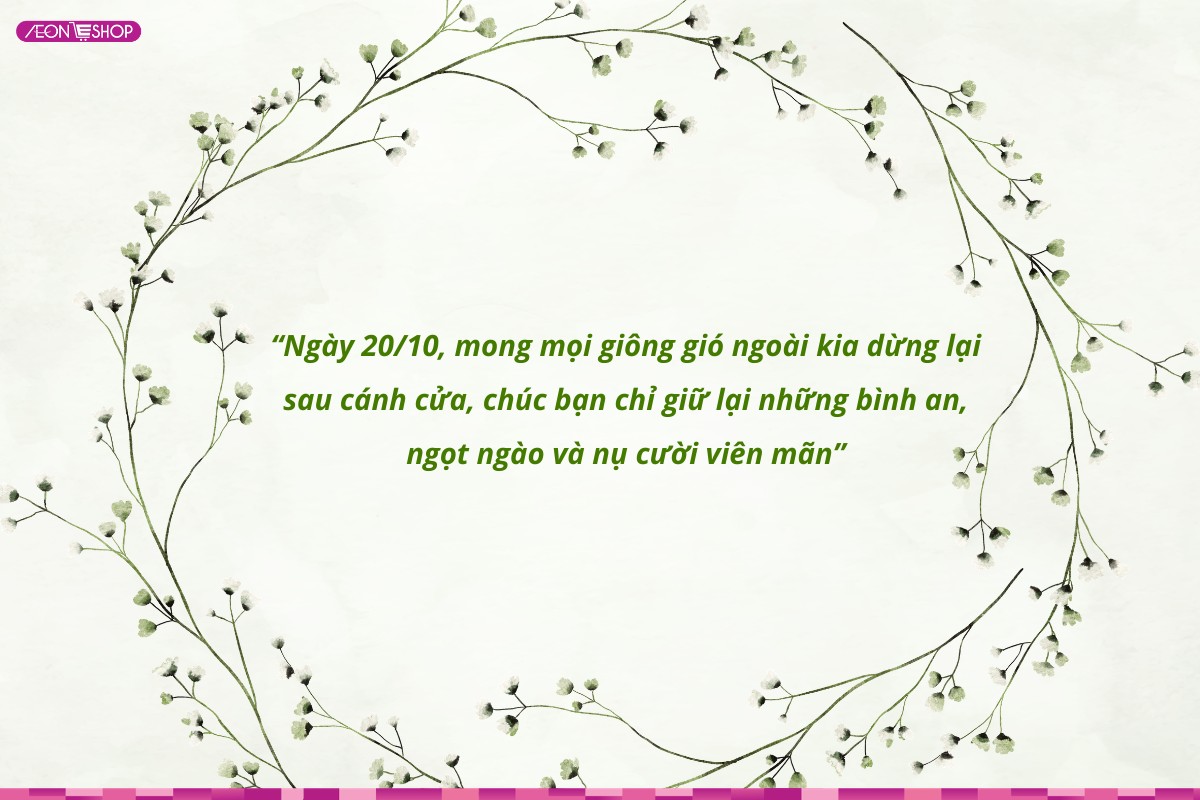 Caption 20/10 ngắn gọn hay và ý nghĩa
