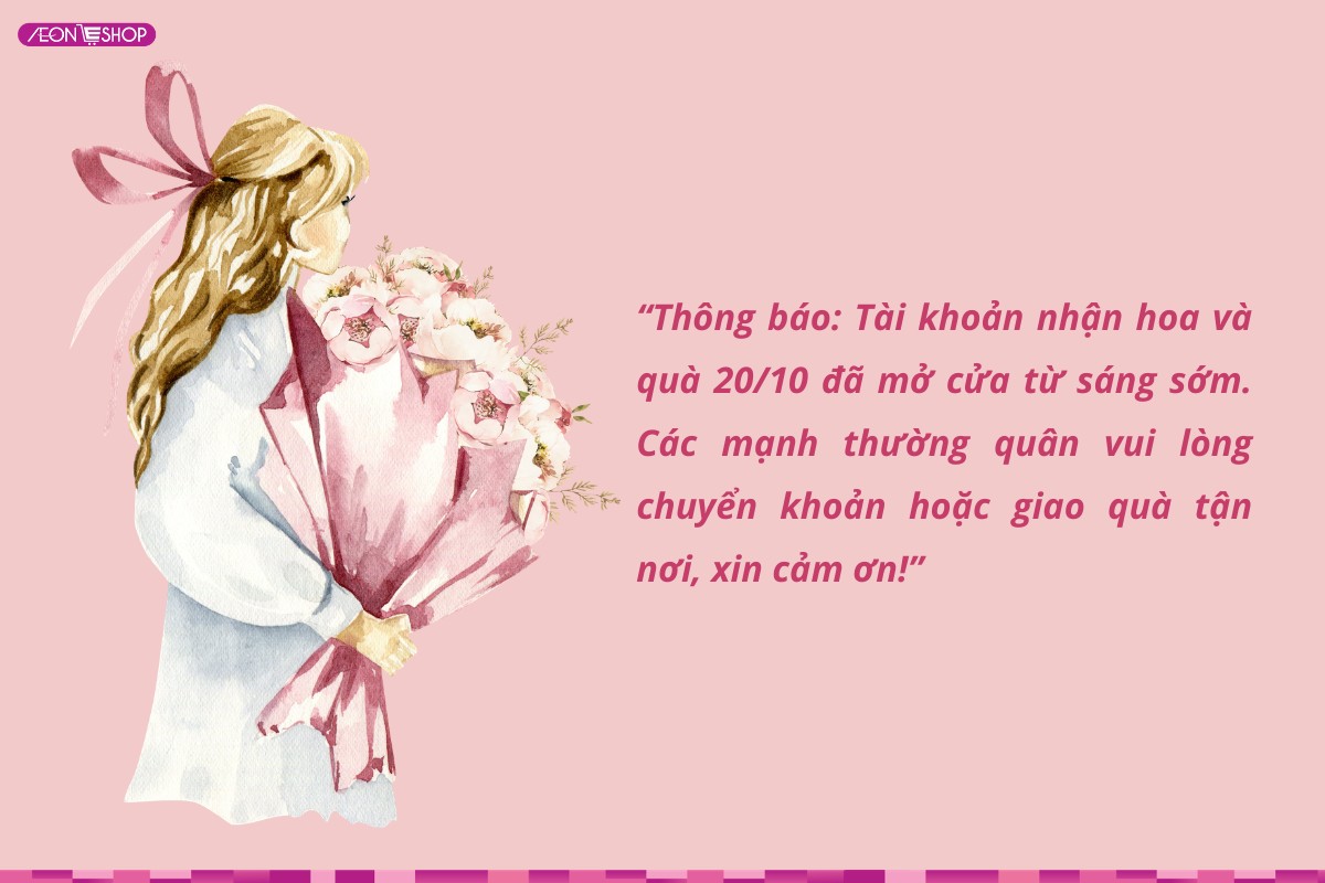 Caption 20/10 hài hước vui vẻ và đòi quà