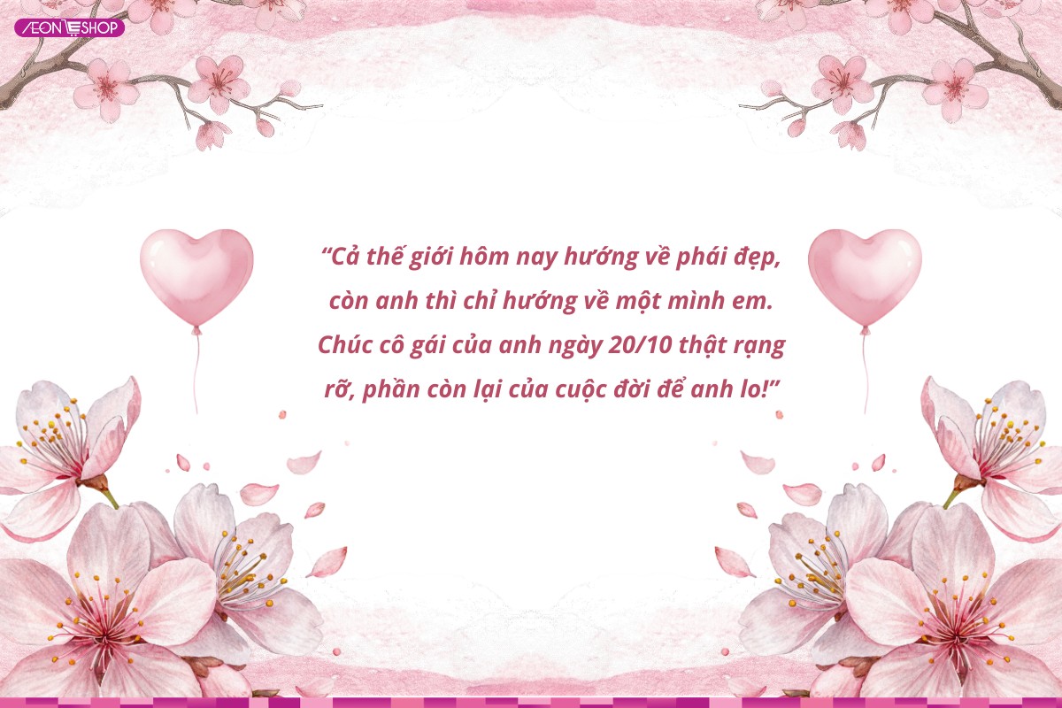 Caption 20/10 thả thính dành cho nam