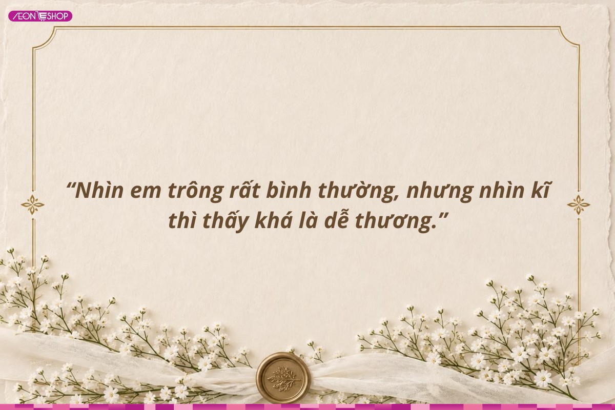 Cap thả thính hài hước và ngắn gọn
