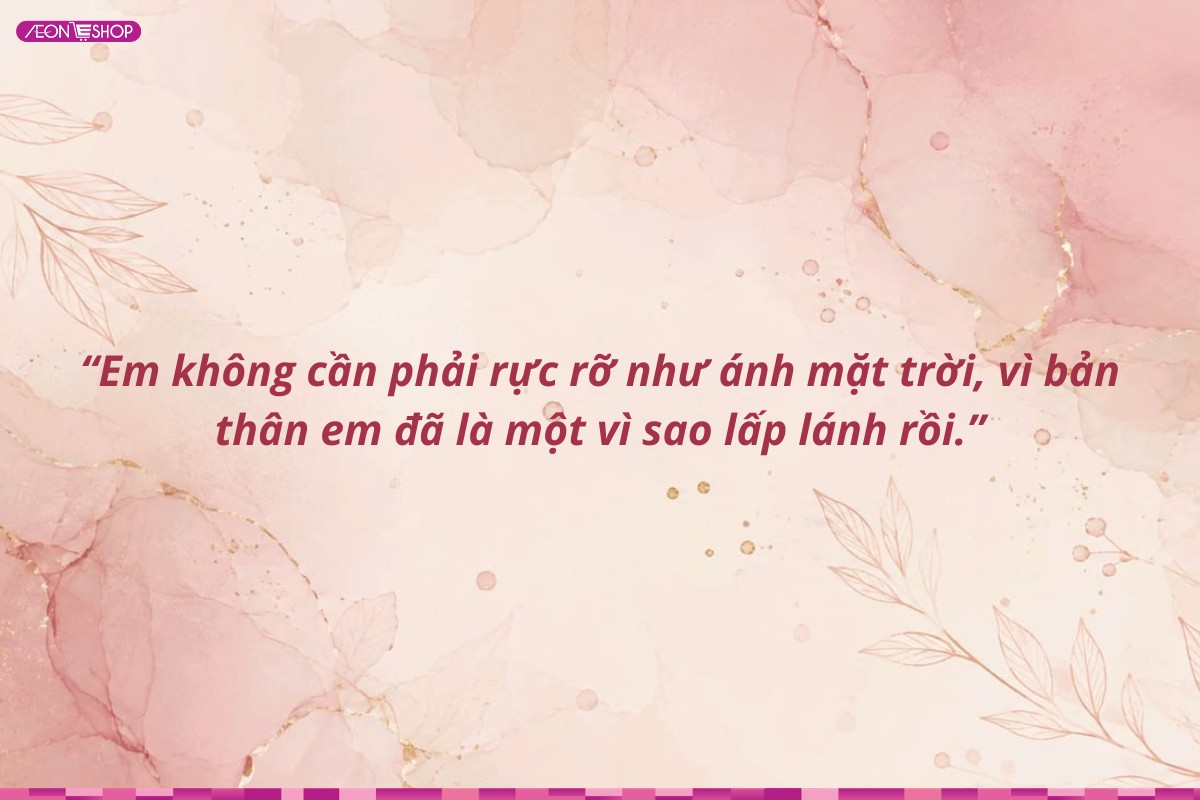 Cap thả thính sang chảnh và cực chất