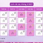 Lịch cắt tóc tháng 2/2027: Ngày nào tốt, ngày nào xấu không nên cắt tóc?