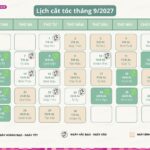 Ngày tốt cắt tóc tháng 9/2027: Xem ngày lành cắt tóc đẹp, hợp tuổi