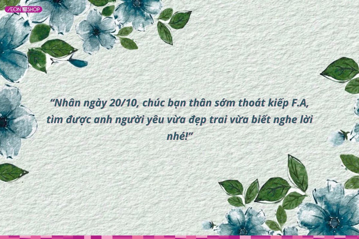 Lời chúc 20/10 bá đạo dành cho bạn học