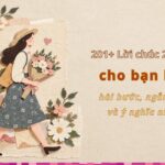 201+ Lời chúc 20/10 cho bạn bè hài hước, ngắn gọn và ý nghĩa nhất