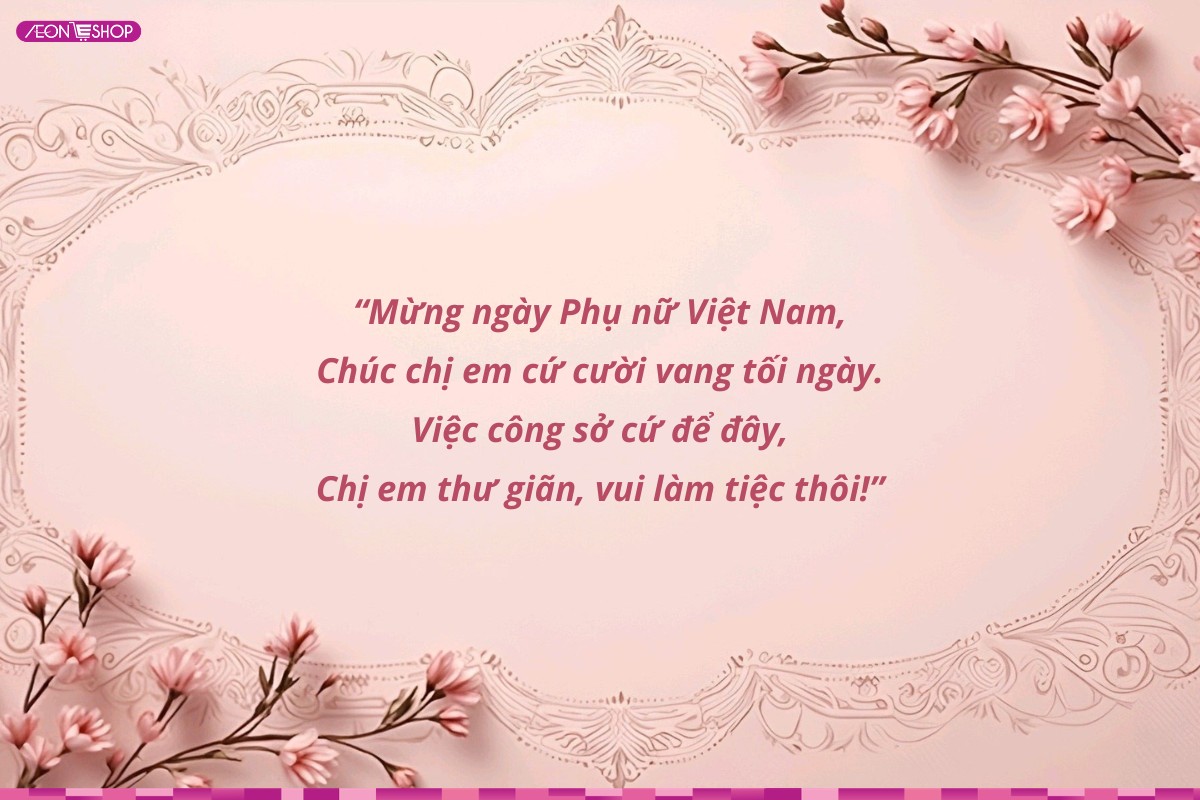 Bài thơ 20/10 ngắn gọn dành tặng những người phụ nữ yêu quý
