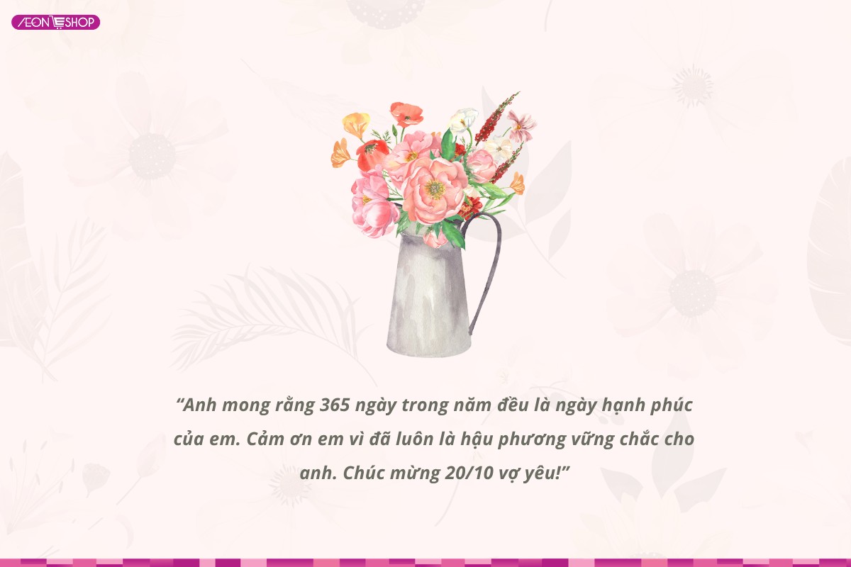 Caption, STT chúc 20/10 cho vợ đăng Facebook, Zalo