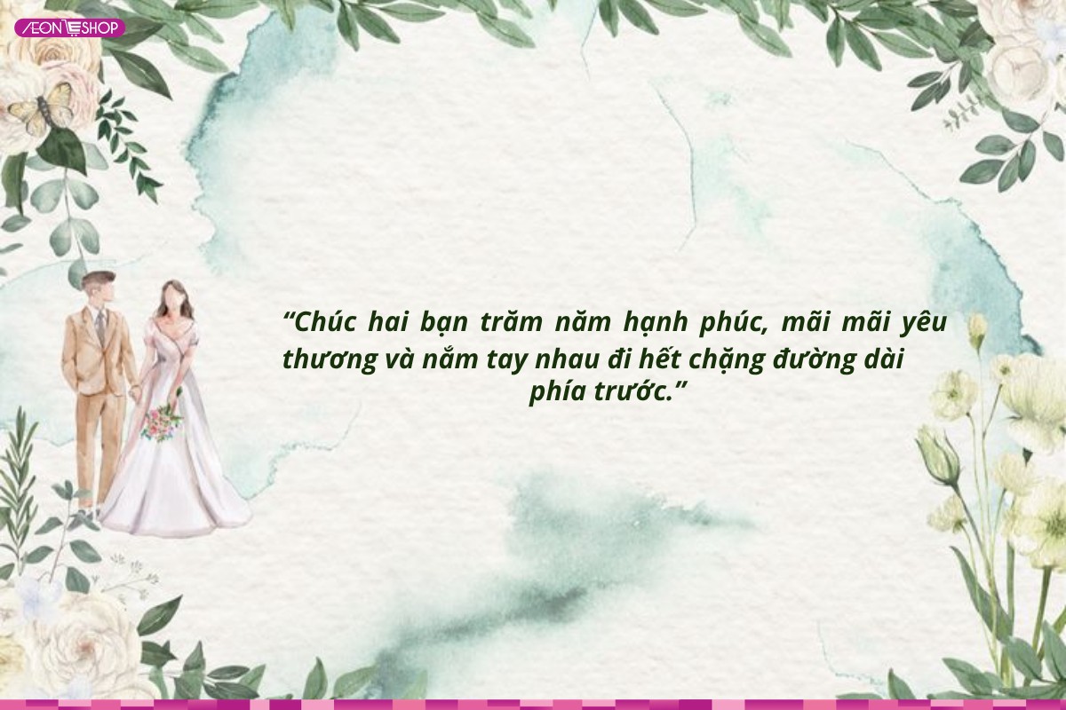 Lời chúc đám cưới ngắn gọn và ý nghĩa