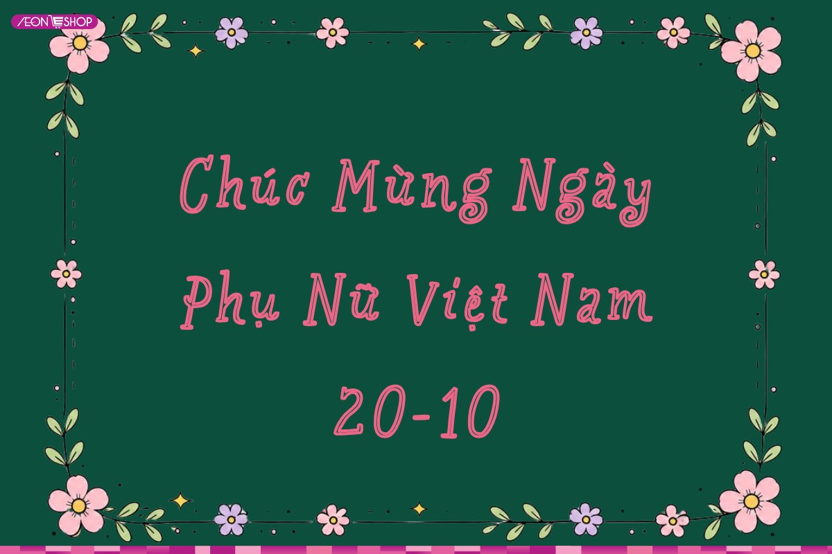 Trang trí bảng đơn giản với chữ và họa tiết viền mẫu 2